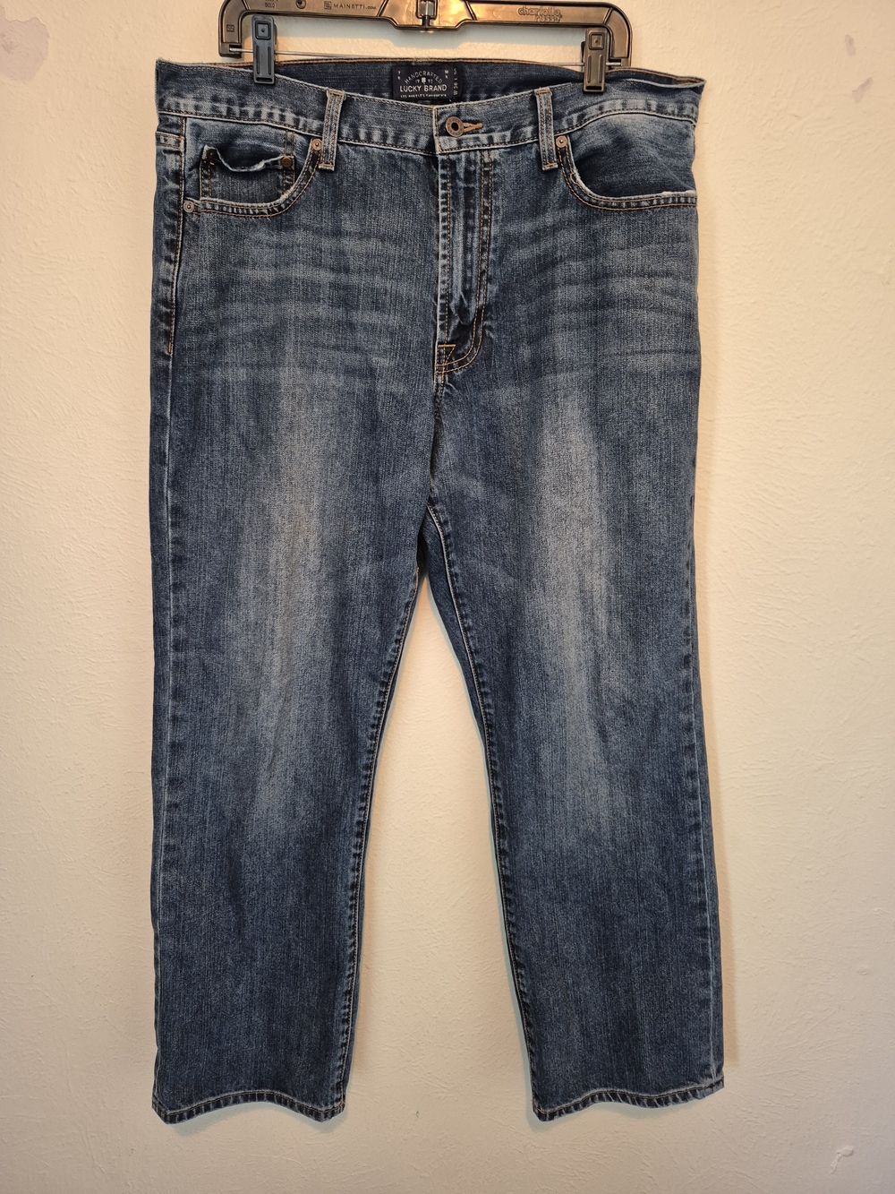 Lucky Brand Relaxed Fit Washed Blue Jeans